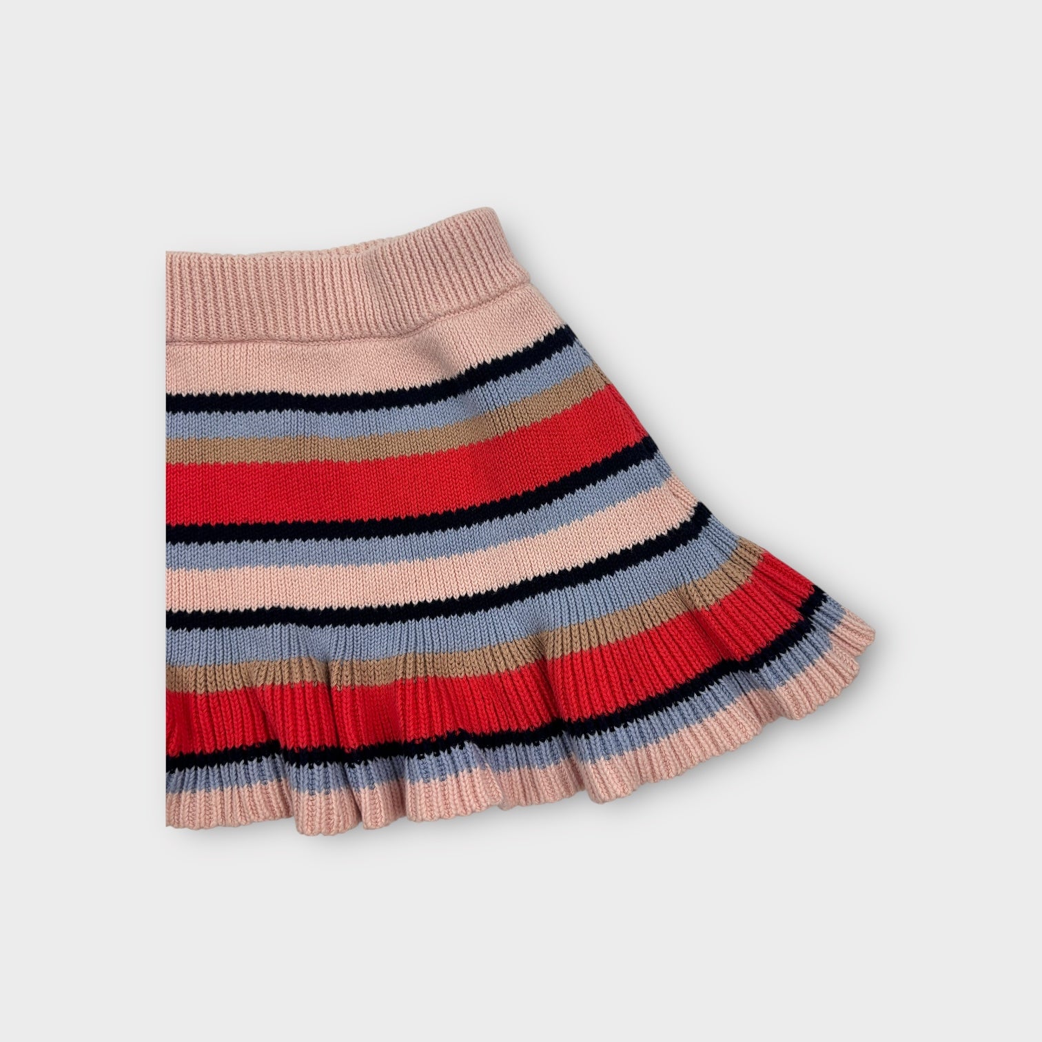 Seed Stripe Knit Skirt, Size 4