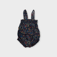 R Mini Floral Print Romper, Size 000