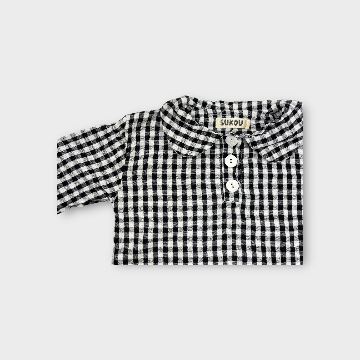 Sukoo Gingham Shirt, Size 0