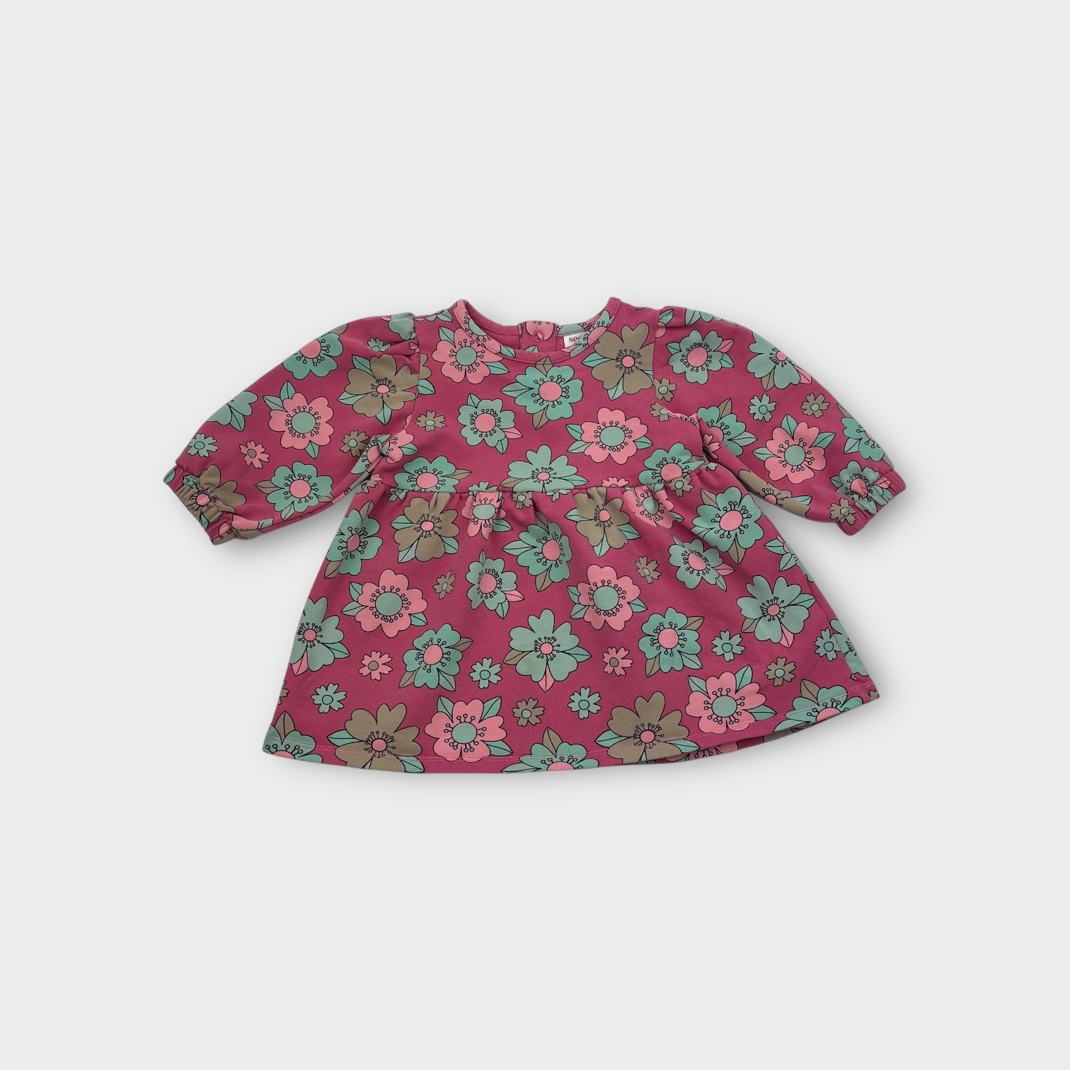 Seed Flower Print Dress, Size 0