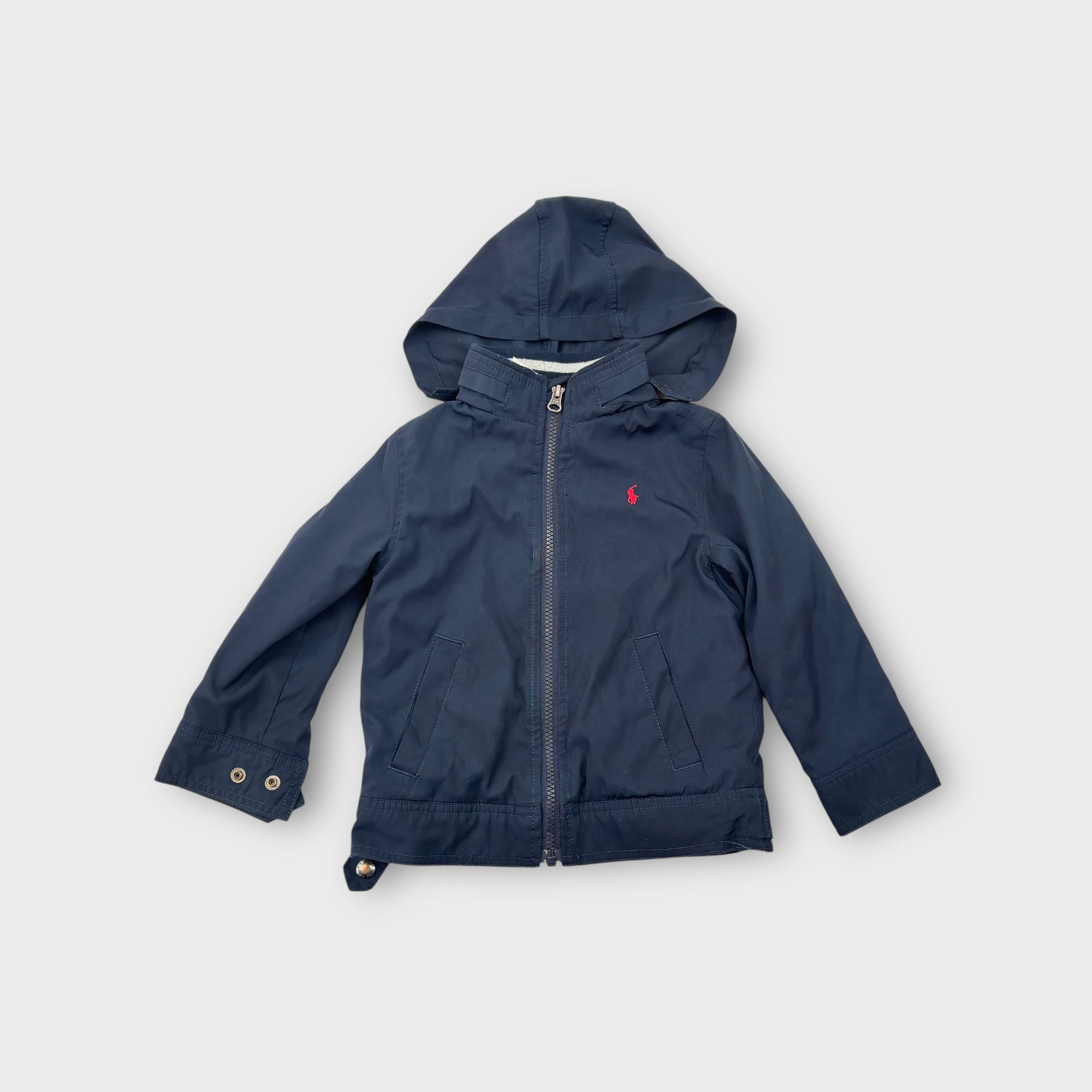 Polo Ralph Lauren Navy Lined Windbreaker, Size 4