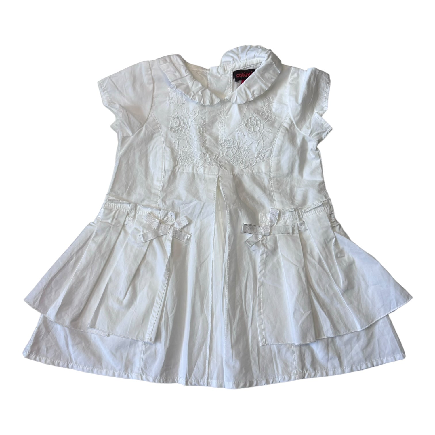 Catimini White Lace Dress, Size 00