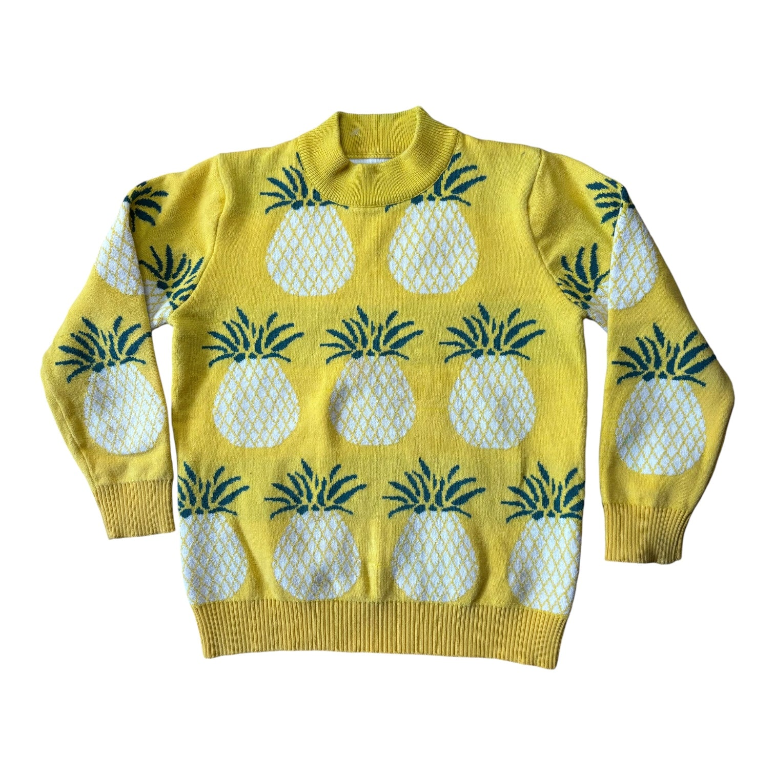 Pineapple Print Jumper, Size 9-10