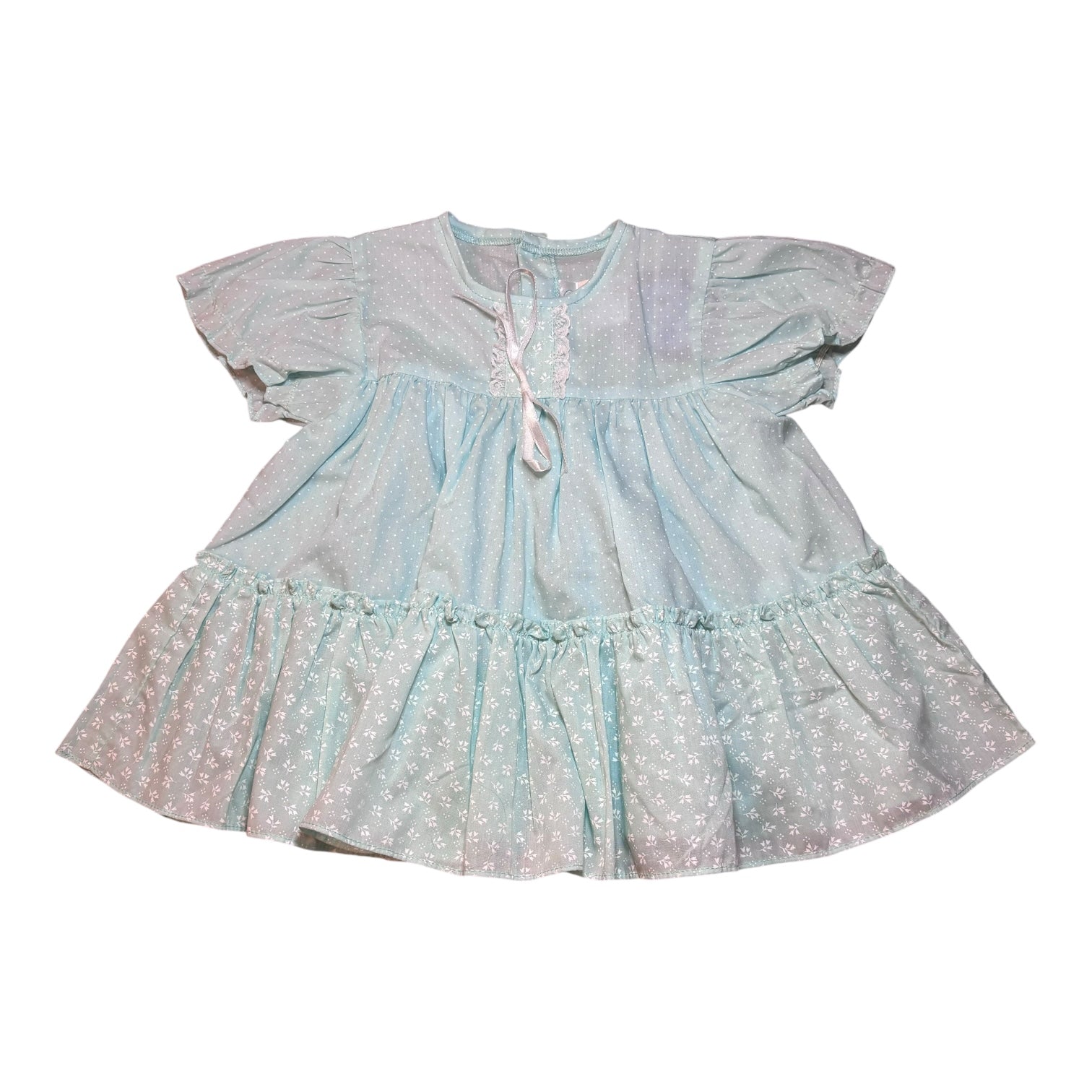 Vintage Little Wishes Green Dress, Size 1
