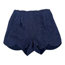 Jacadi Paris Denim Scollop Shorts, Size 3