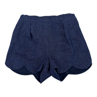 Jacadi Paris Denim Scollop Shorts, Size 3