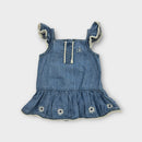 Calvin Klein Denim Bodysuit, Size 000