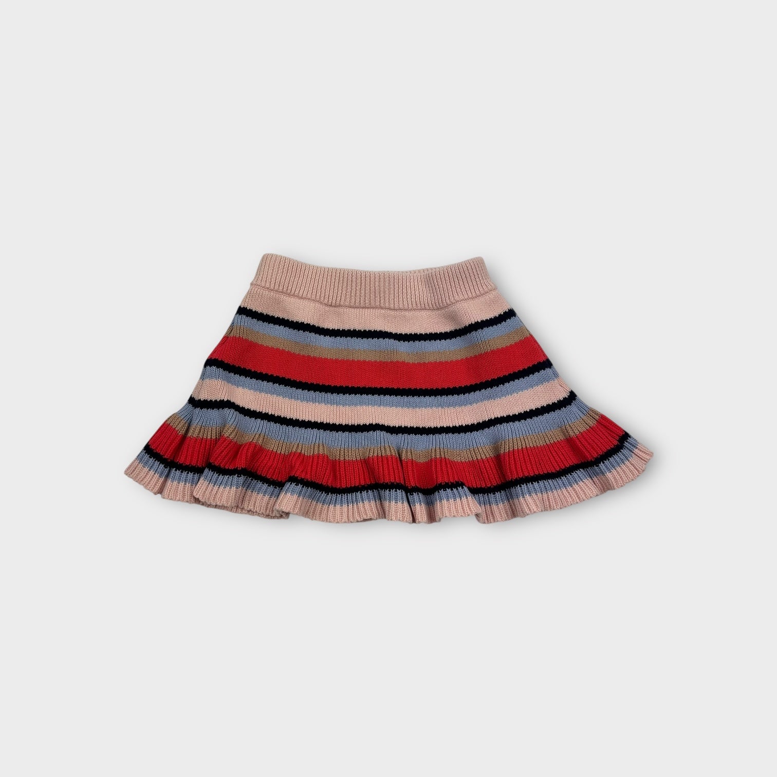 Seed Stripe Knit Skirt, Size 4