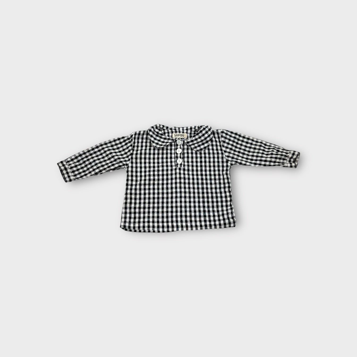 Sukoo Gingham Shirt, Size 0