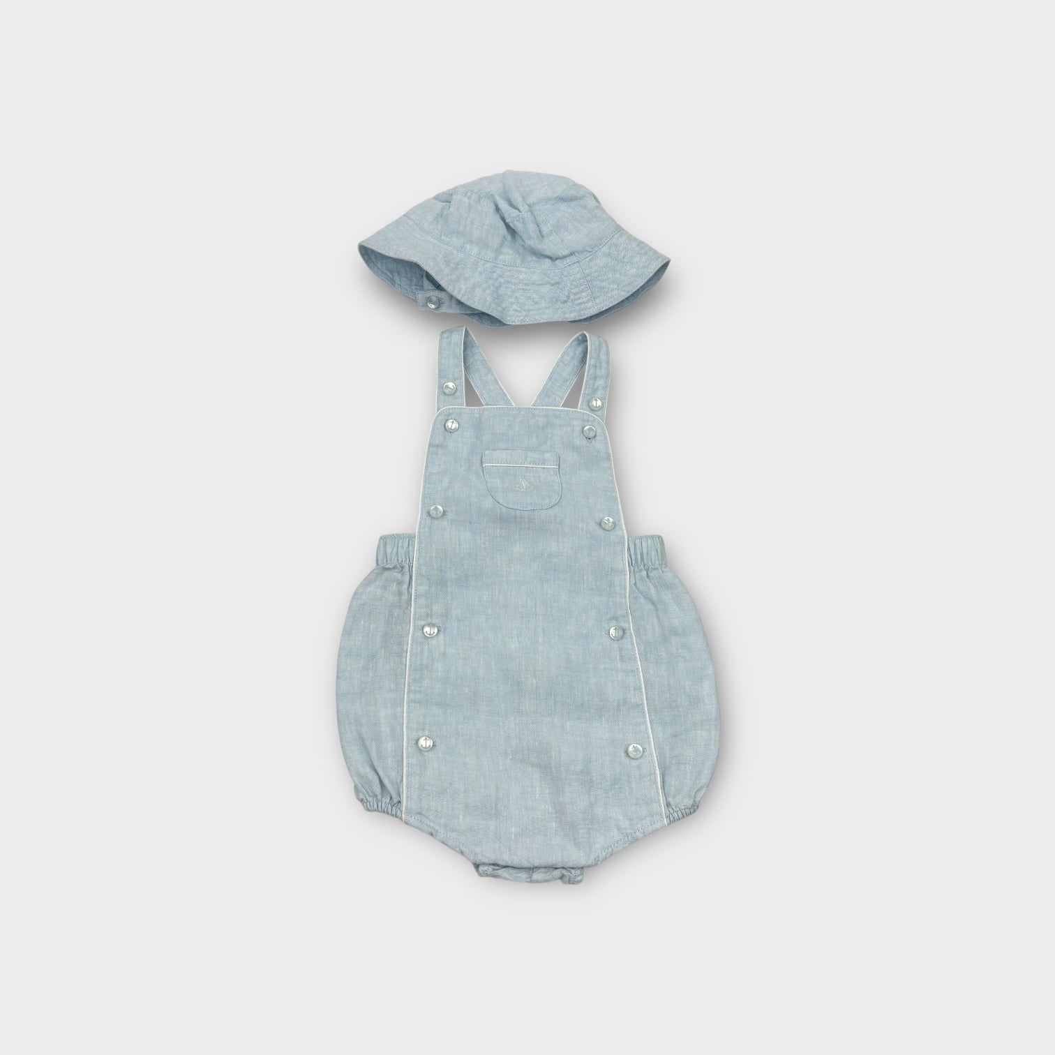 Ralph Lauren Linen Romper Set, Size 00