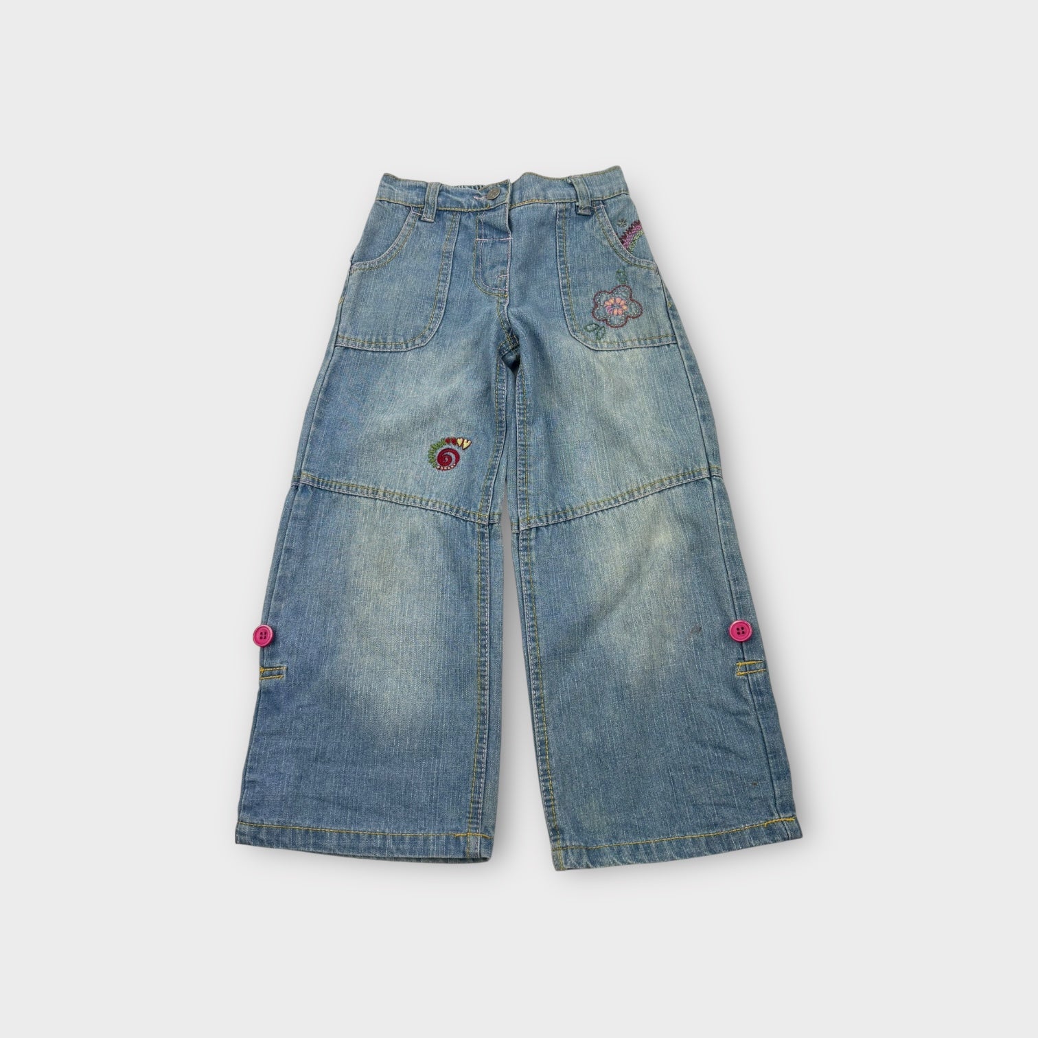 Vintage Embroidered Jeans, Size 4