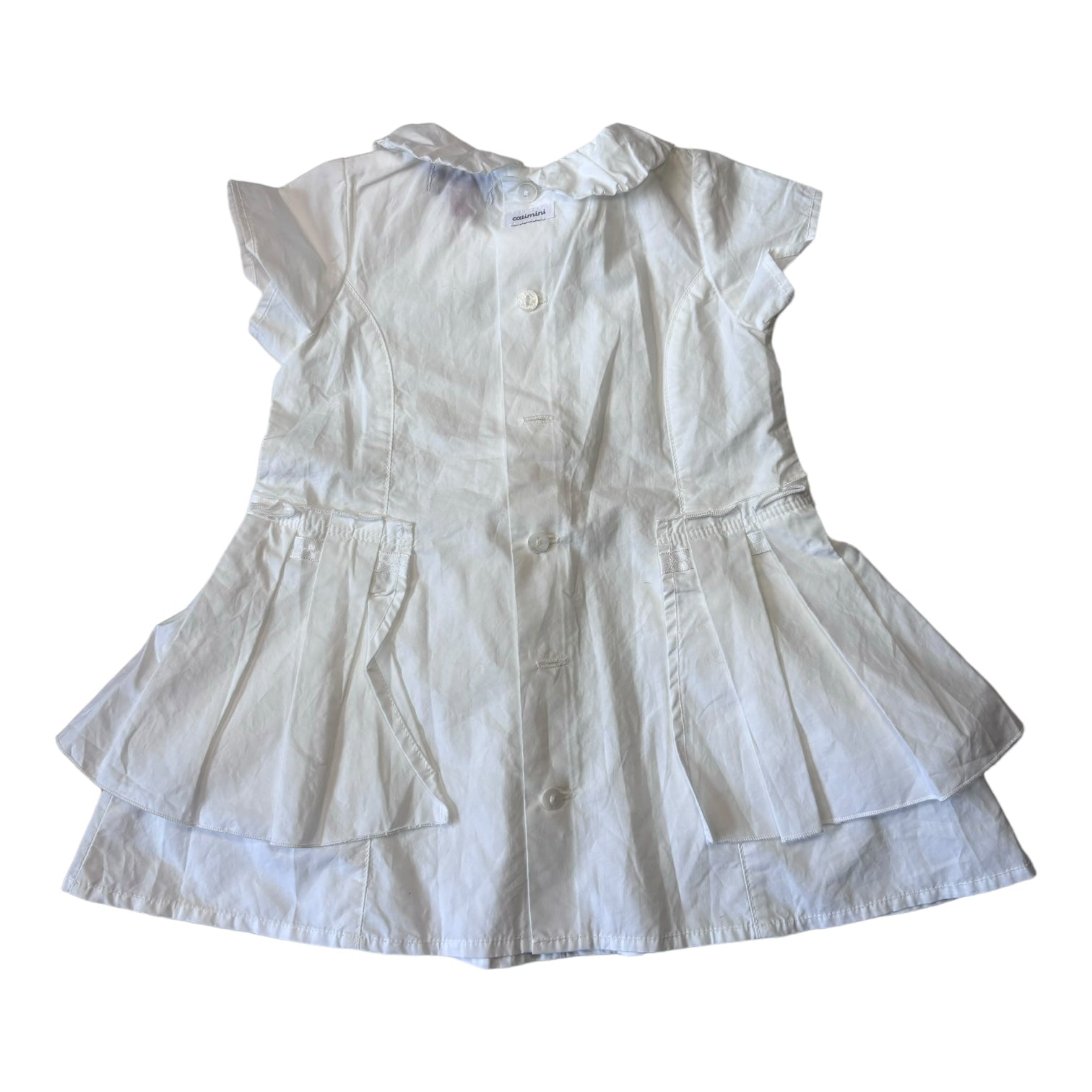 Catimini White Lace Dress Size 00 To The Moon Kids
