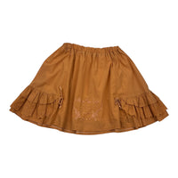 Handmade Mustard Swing Skirt, Size 10-12