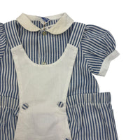 Bambino Paris Striped Suspender Short Set, size 1