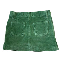 Green Cord Skirt, Size 4