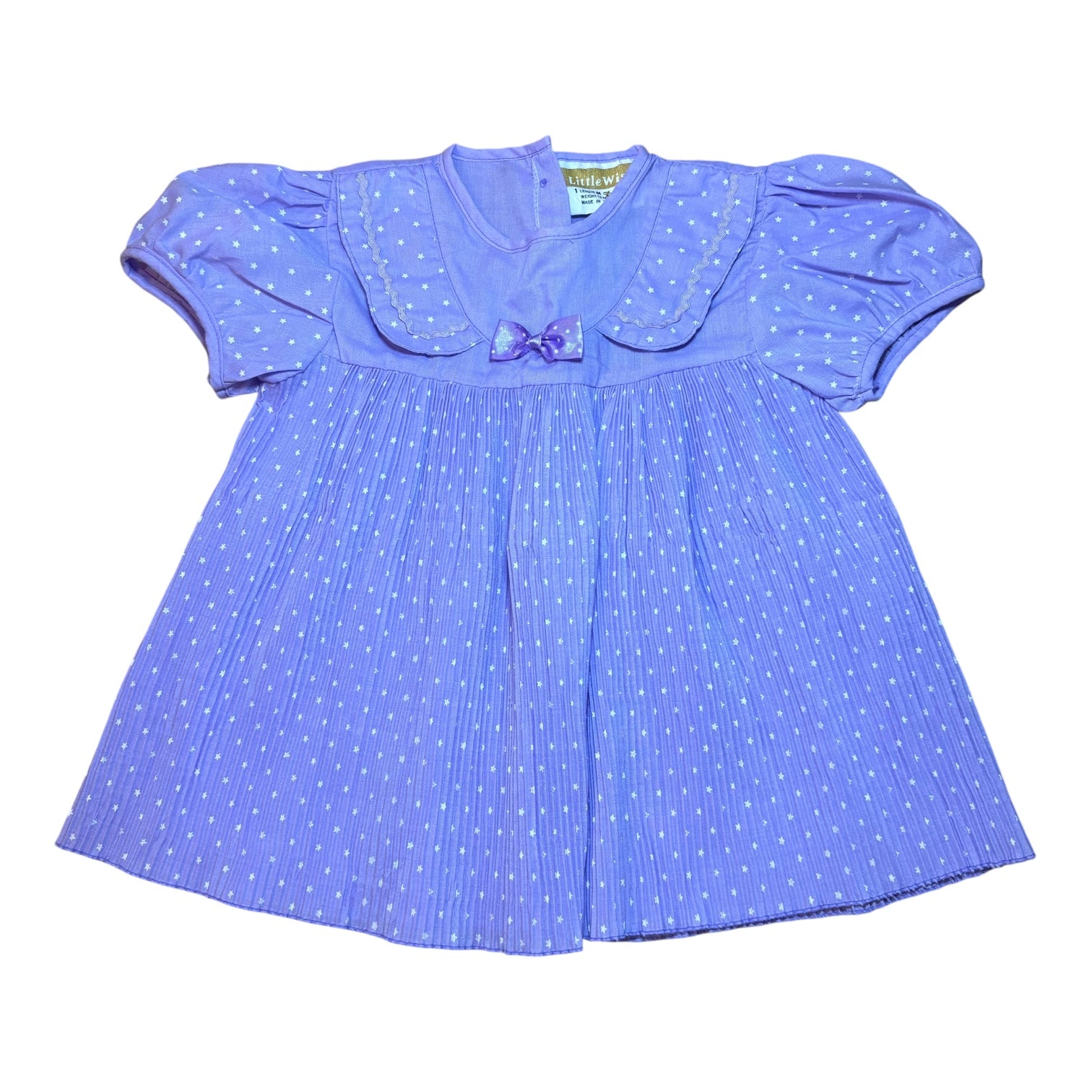 Vintage Little Wishes Purple Dress, Size 1