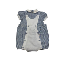 Bambino Paris Striped Suspender Short Set, size 1