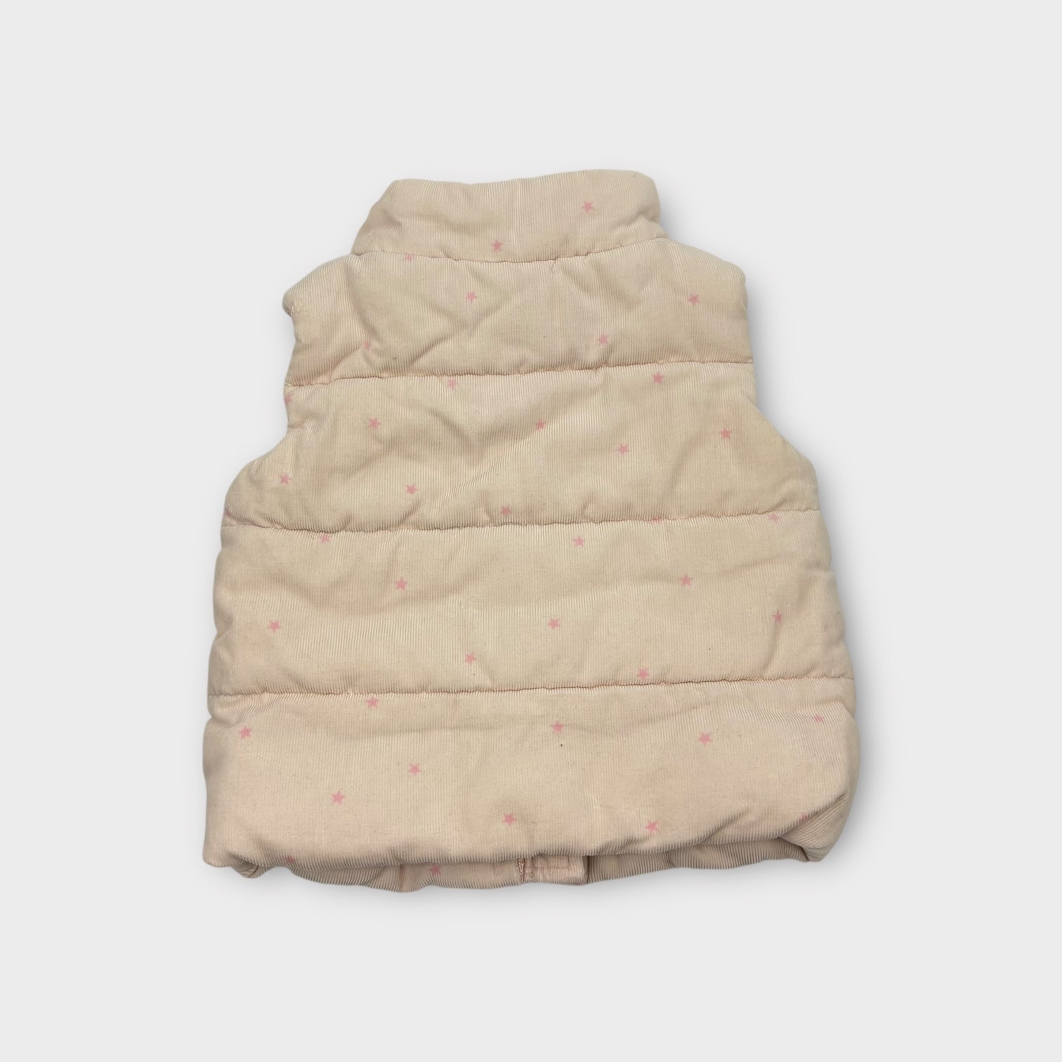 Country Road Pink Corduroy Puffer Vest, Size 0