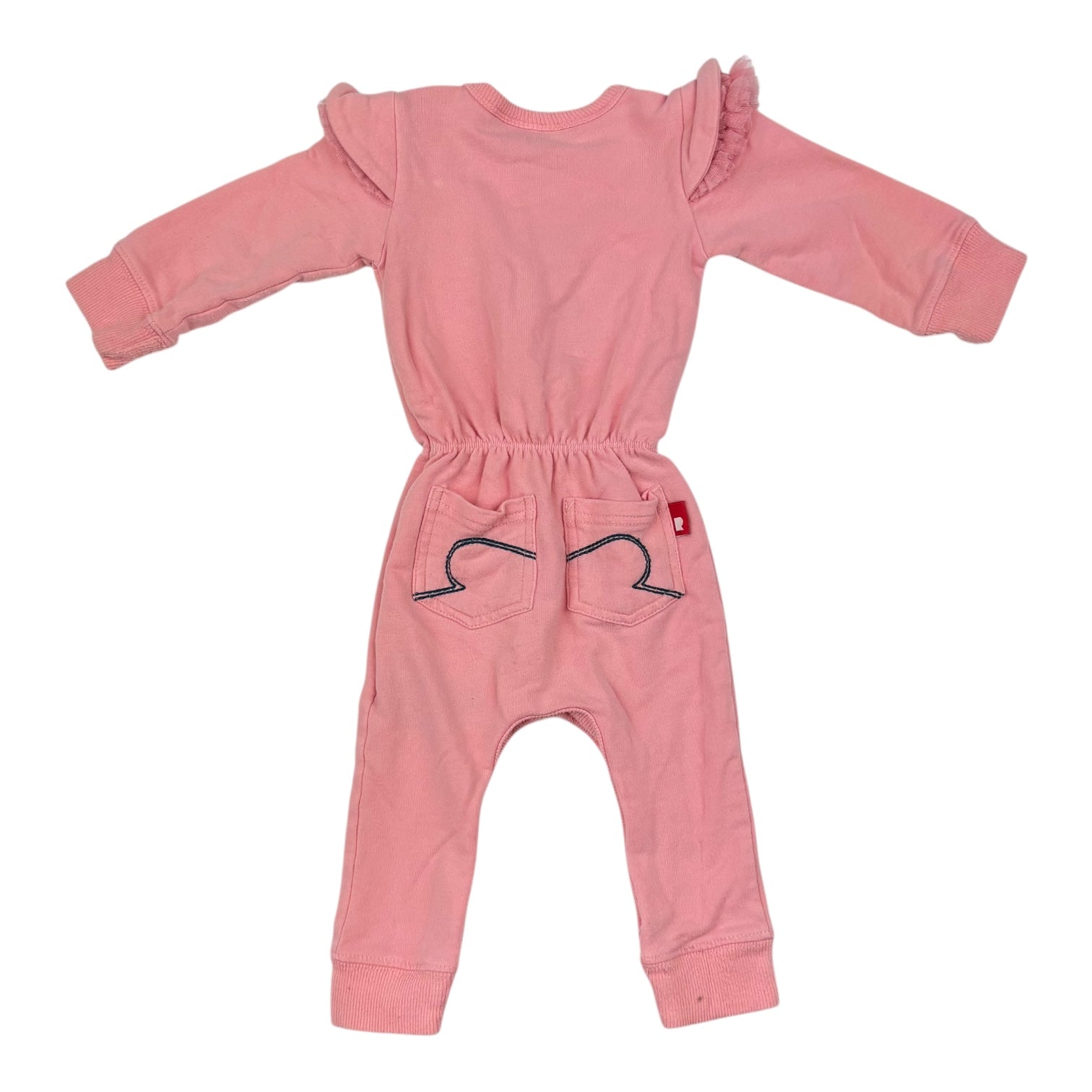 Rock Your Baby Embroidered Jumpsuit, Size 00