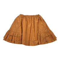 Handmade Mustard Swing Skirt, Size 10-12