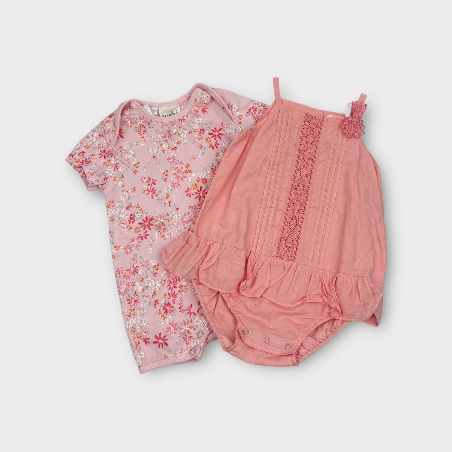 Baby Girl Romper Bundle, Size 00