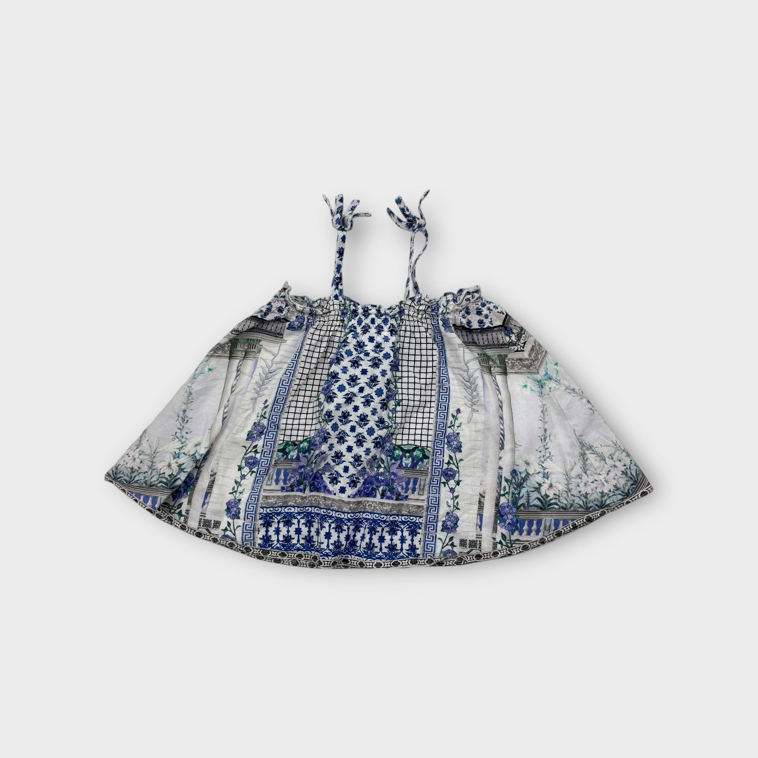 Milla by Camilla Blue Patterned Set, Size 1