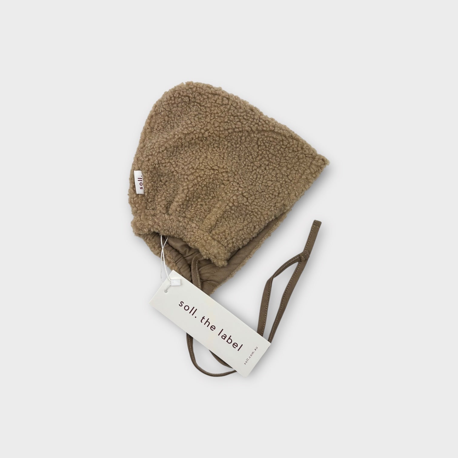 Soll. The Label Teddy Bonnet, Size 3-12m