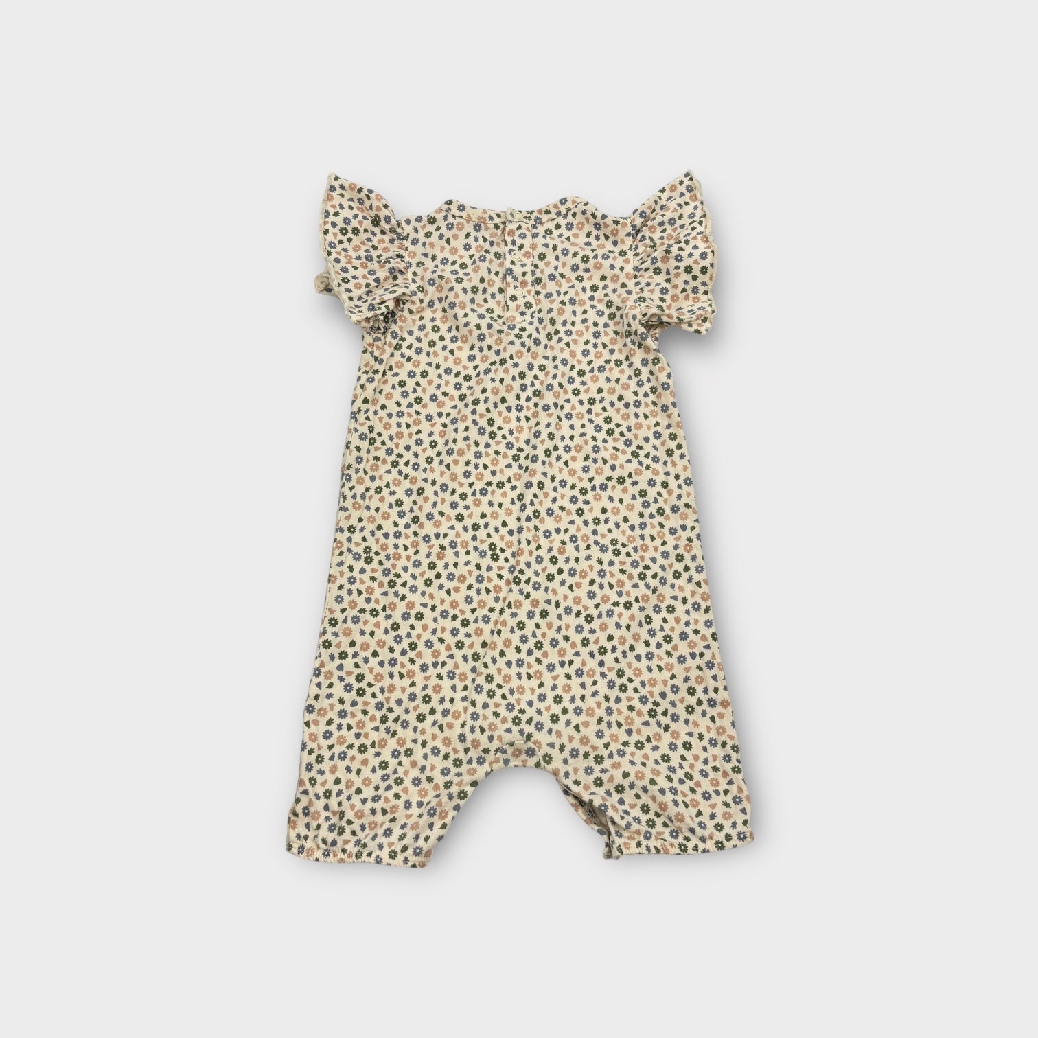 Nature Baby Floral Sleeveless Bodysuit, Size 0