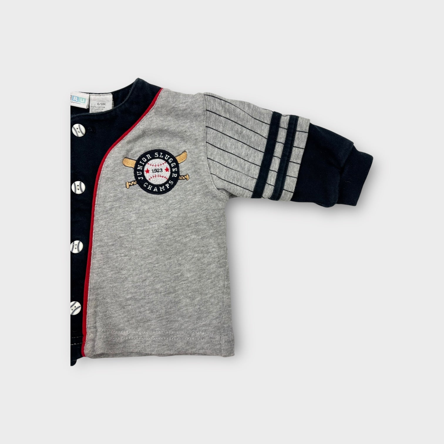 Retro Baseball Shirt, Size 0