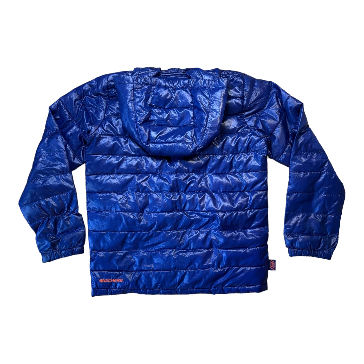 Blue Sketchers Puffer Jacket, Size 7