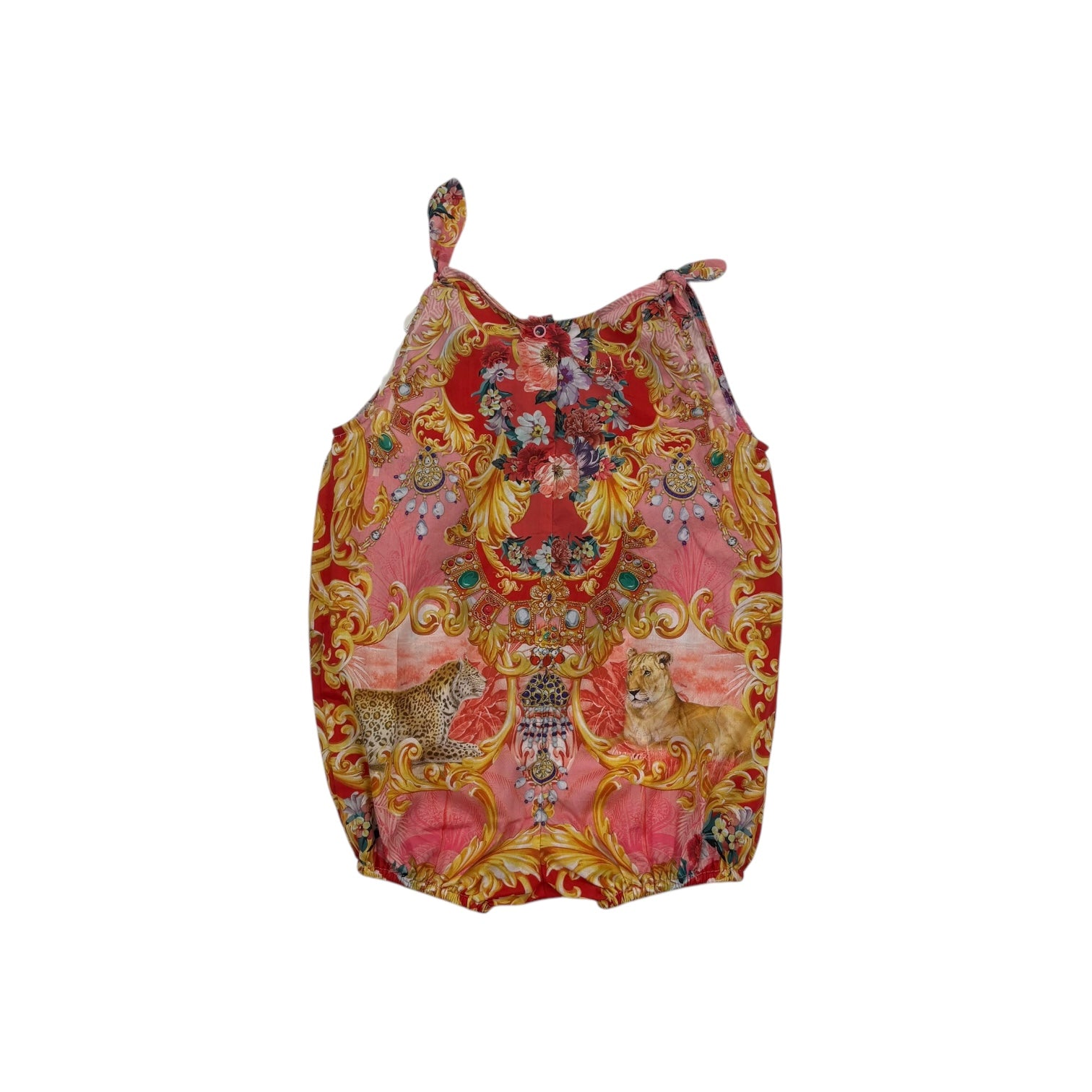 Milla by Camilla Pink Patterned Romper, Size 0