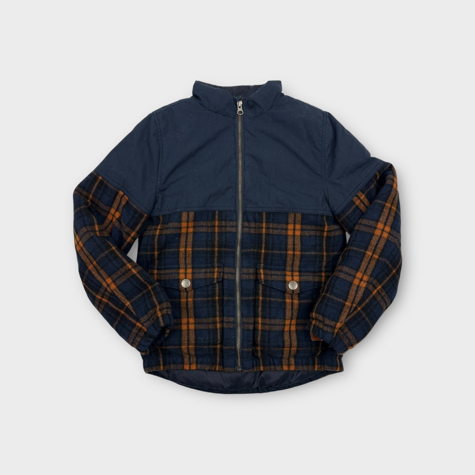 Country Road Plaid Puffer Jacket, Size 10-11