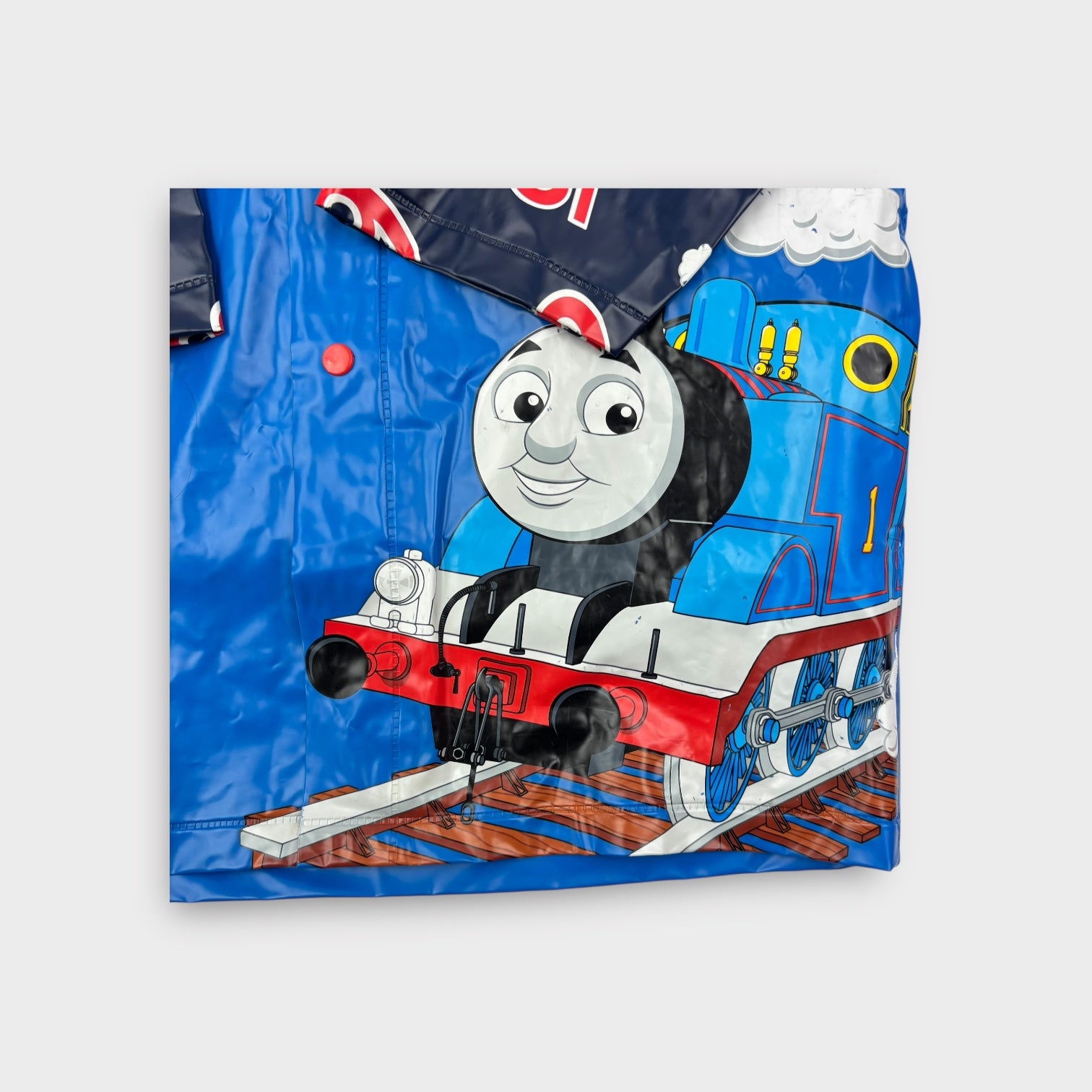 Retro Thomas the Tank Engine Raincoat, Size 4-5