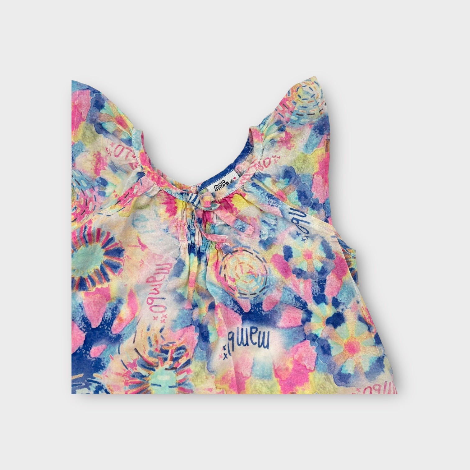 Retro Mambo Watercolour Dress, Size 0