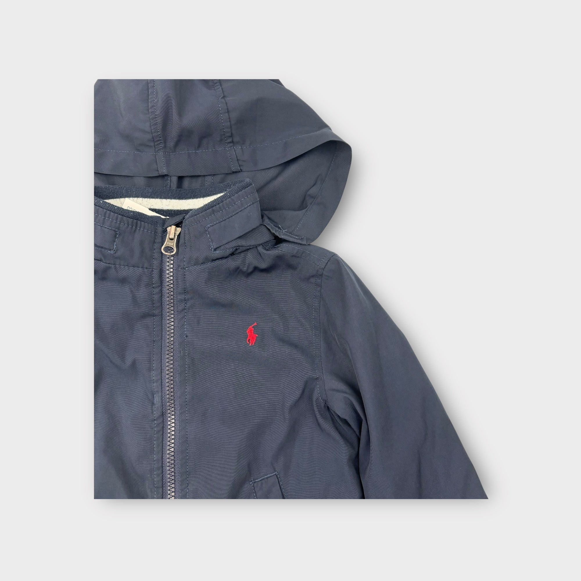 Polo Ralph Lauren Navy Lined Windbreaker, Size 4
