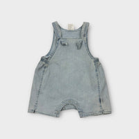 Toshi Denim Shortalls, Size 8