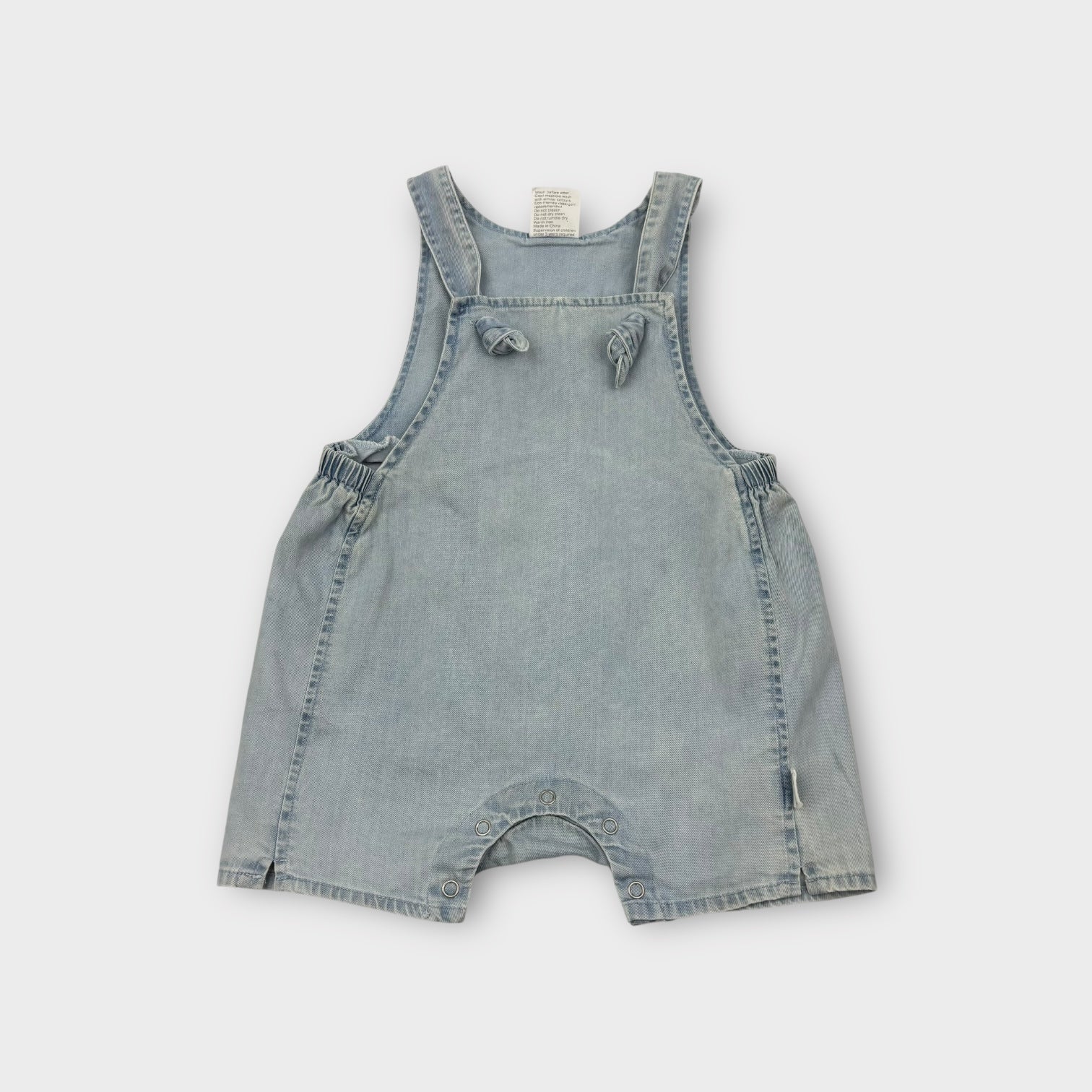 Toshi Denim Shortalls, Size 8
