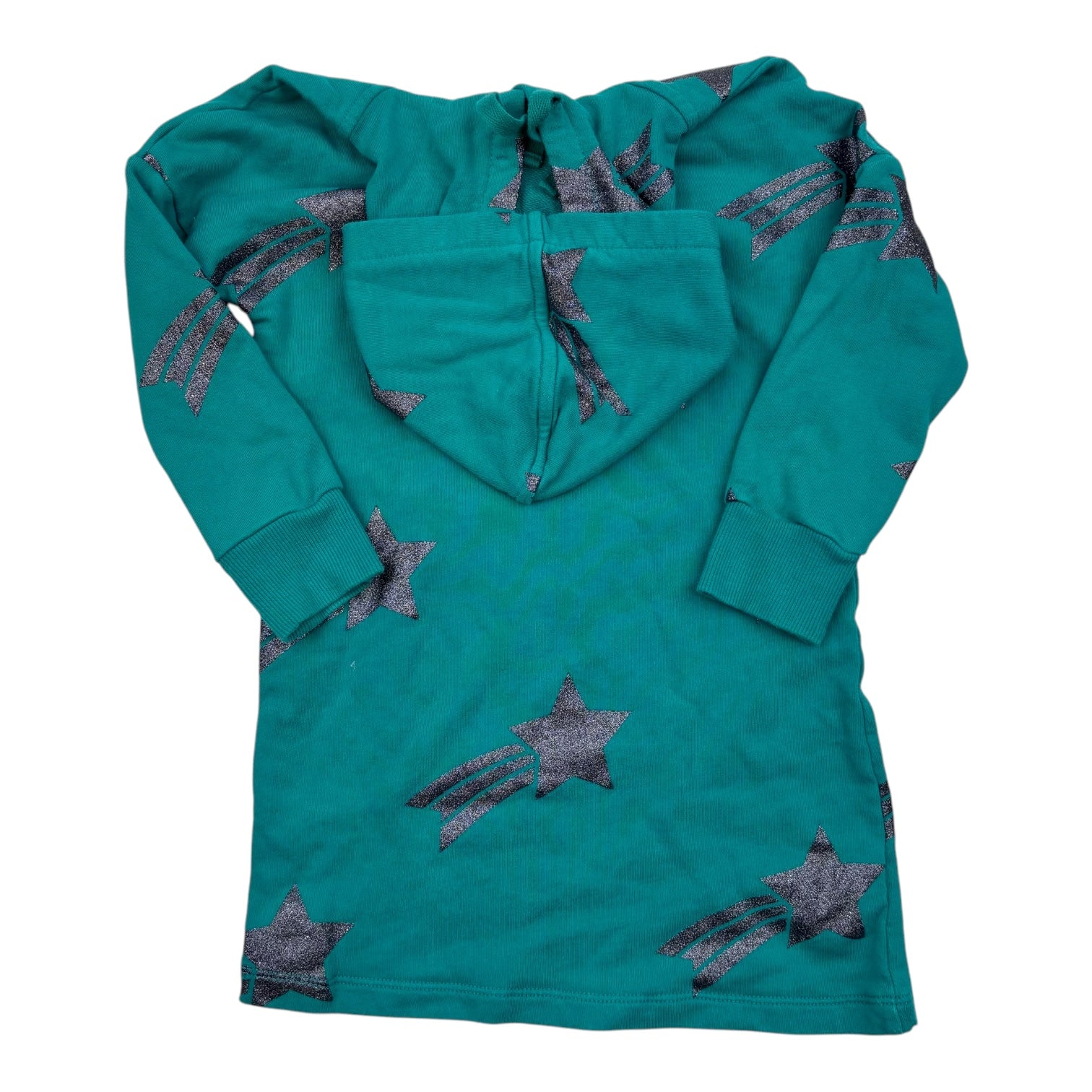 Country Road Green Star Hoodie Dress, Size 4
