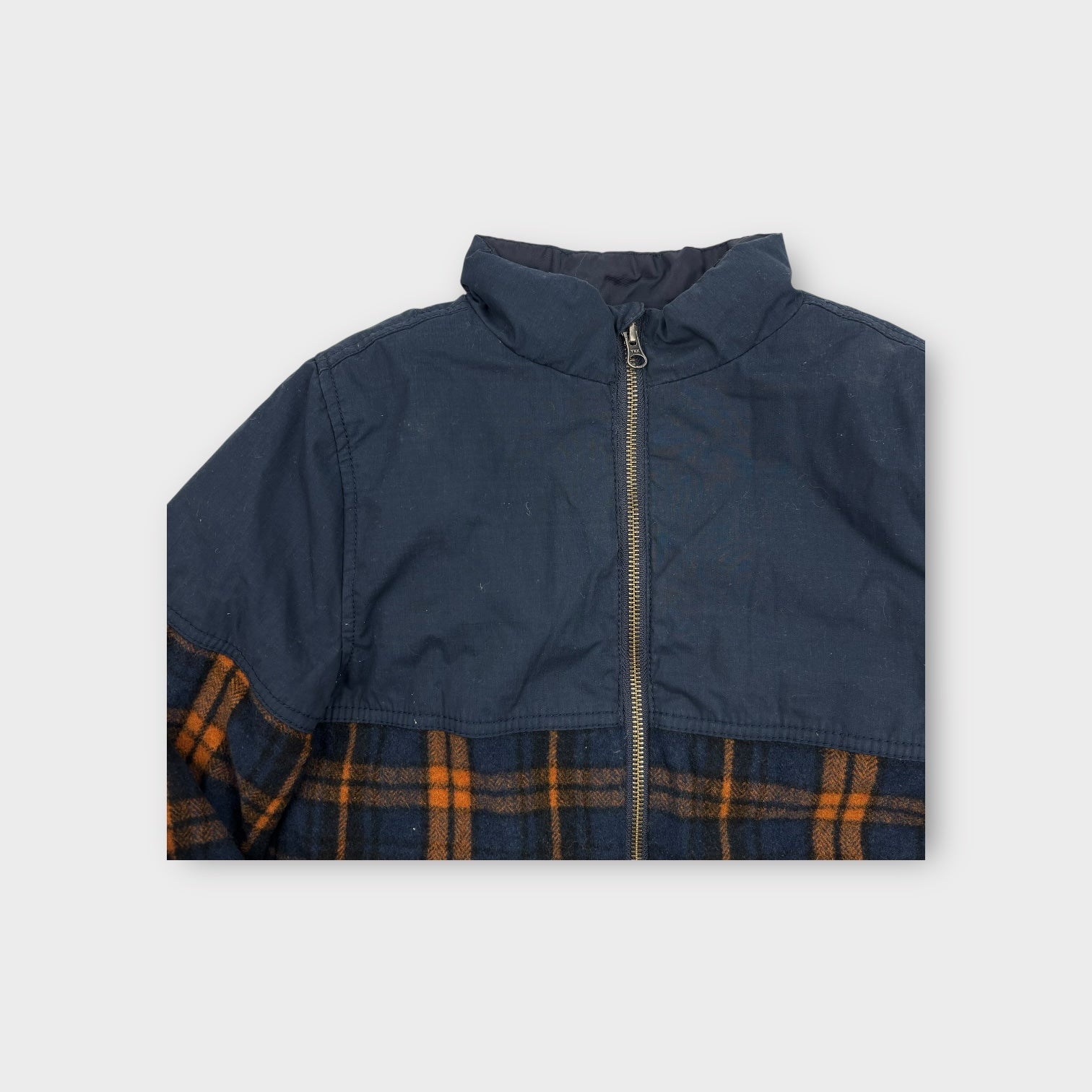 Country Road Plaid Puffer Jacket, Size 10-11