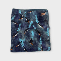 Kip & Co Penguin Print Blanket