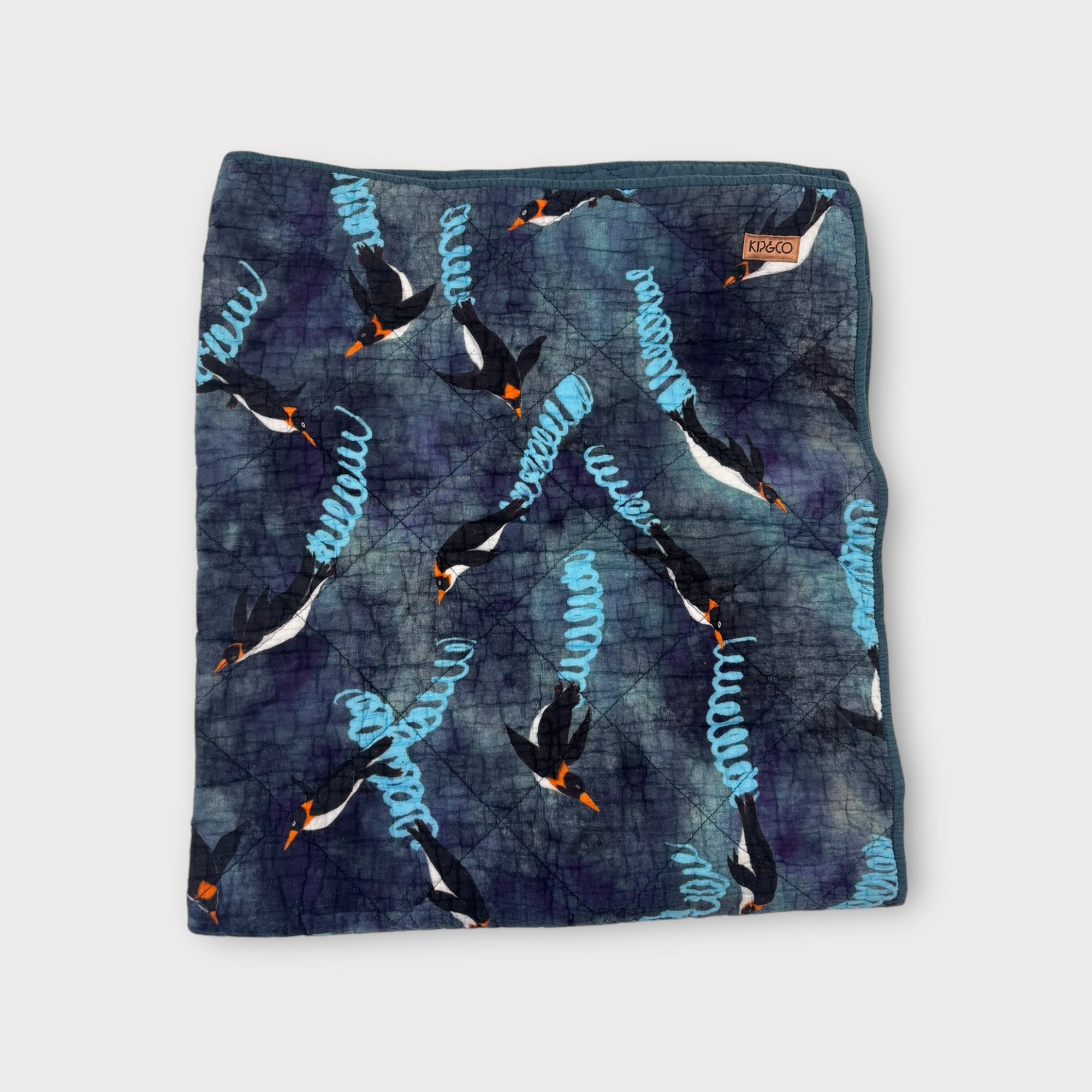 Kip & Co Penguin Print Blanket