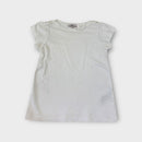 Jacadi White Boat Neck T-Shirt, Size 8