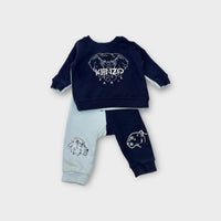 Kenzo Kids Two Tone Sweatsuit, Size 00