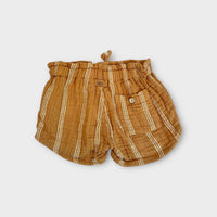 Buho Brown Stripe Shorts, Size 000