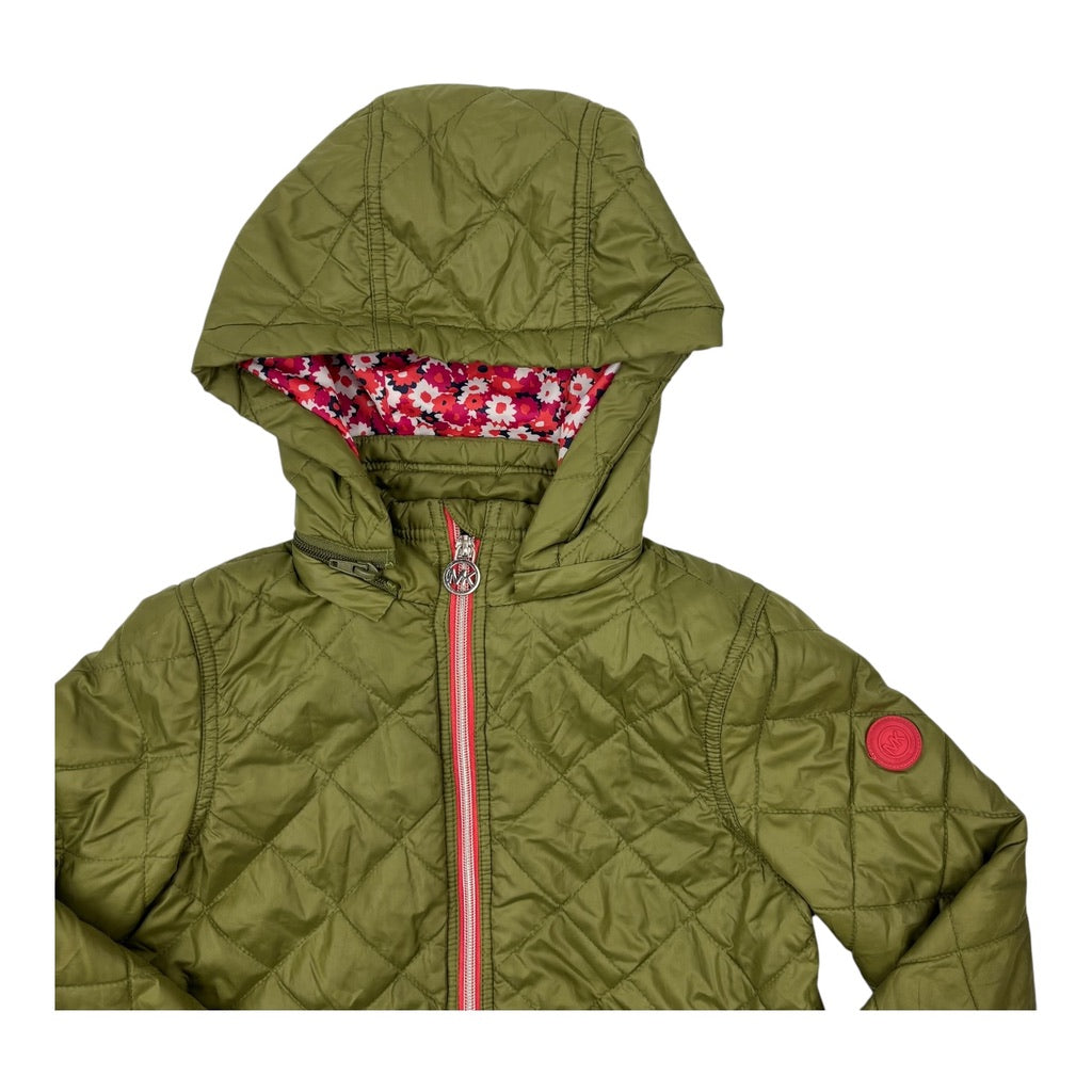 Michael Kors Green Puffer Jacket, Size 7-8