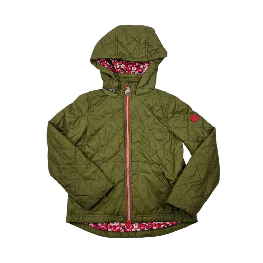 Michael Kors Green Puffer Jacket, Size 7-8