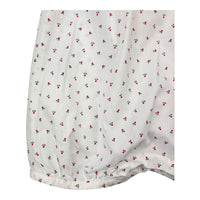 Jacadi Paris White Floral Romper, Size 000