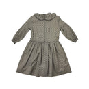 La Coqueta Frill Collar Grey Dress, Size 8