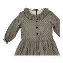 La Coqueta Frill Collar Grey Dress, Size 8