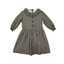 La Coqueta Frill Collar Grey Dress, Size 8